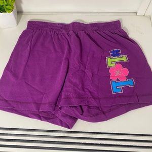 Purple shorts